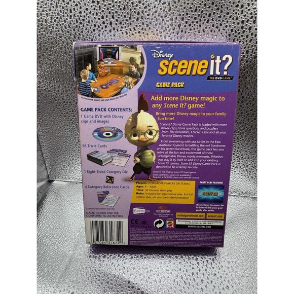 Disney Scene It Movie Trivia Game (DVD, 2006) The Incredibles, Toy Story, etc - Picture 2 of 9